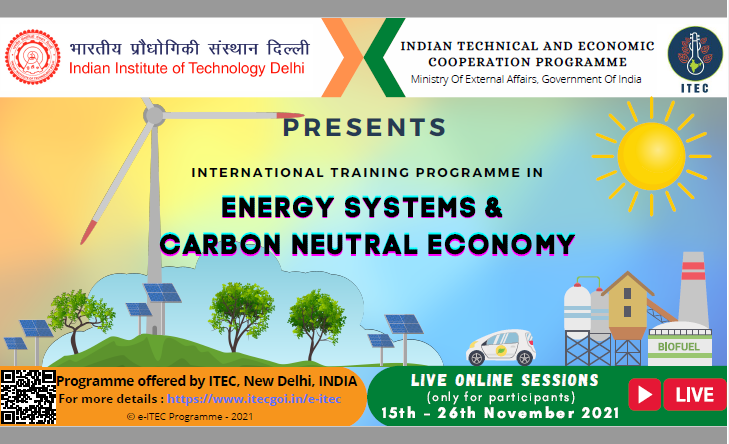 Energy Systems And Carbon Neutral Economy